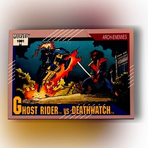 Marvel 1991 Ghost Rider vs Deathwatch Card